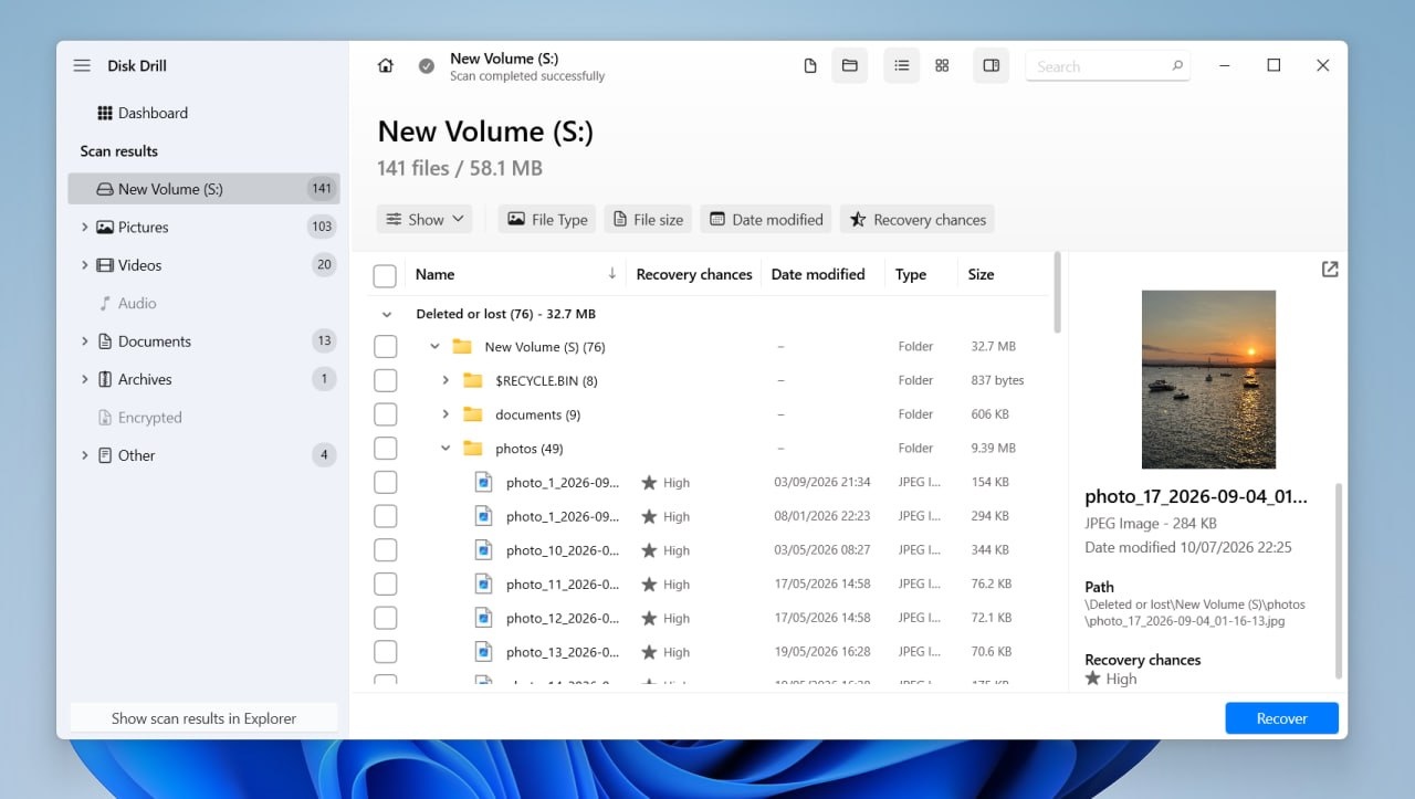 data recovery software