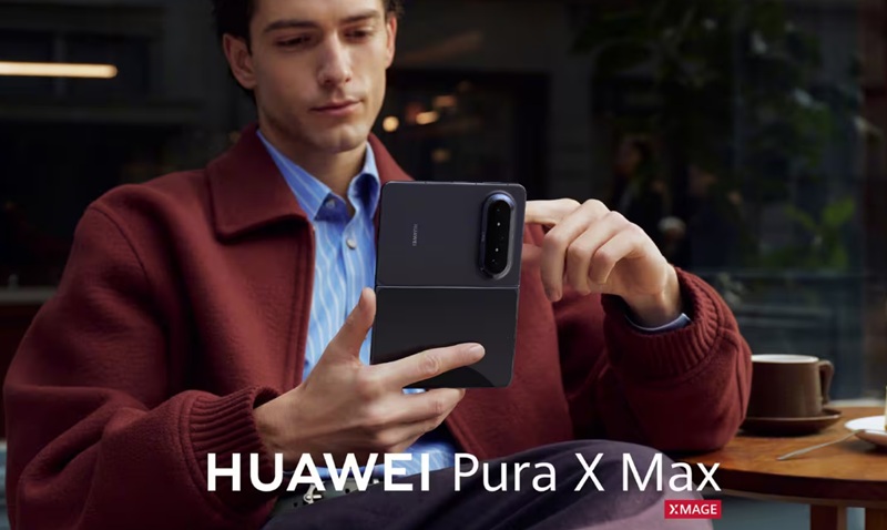 Huawei Pura X Max у розкладеному вигляді