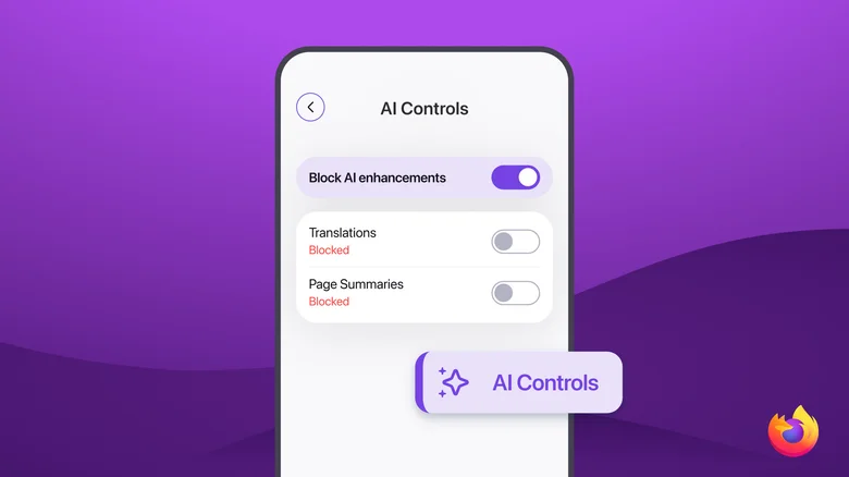 AI Controls у Firefox мобільному браузері