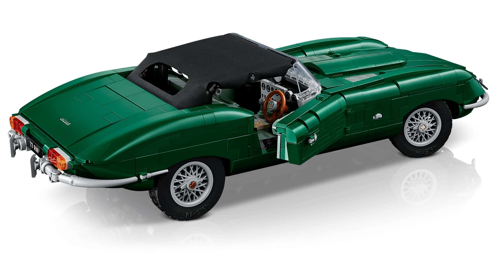 LEGO Jaguar E-Type вид сзади