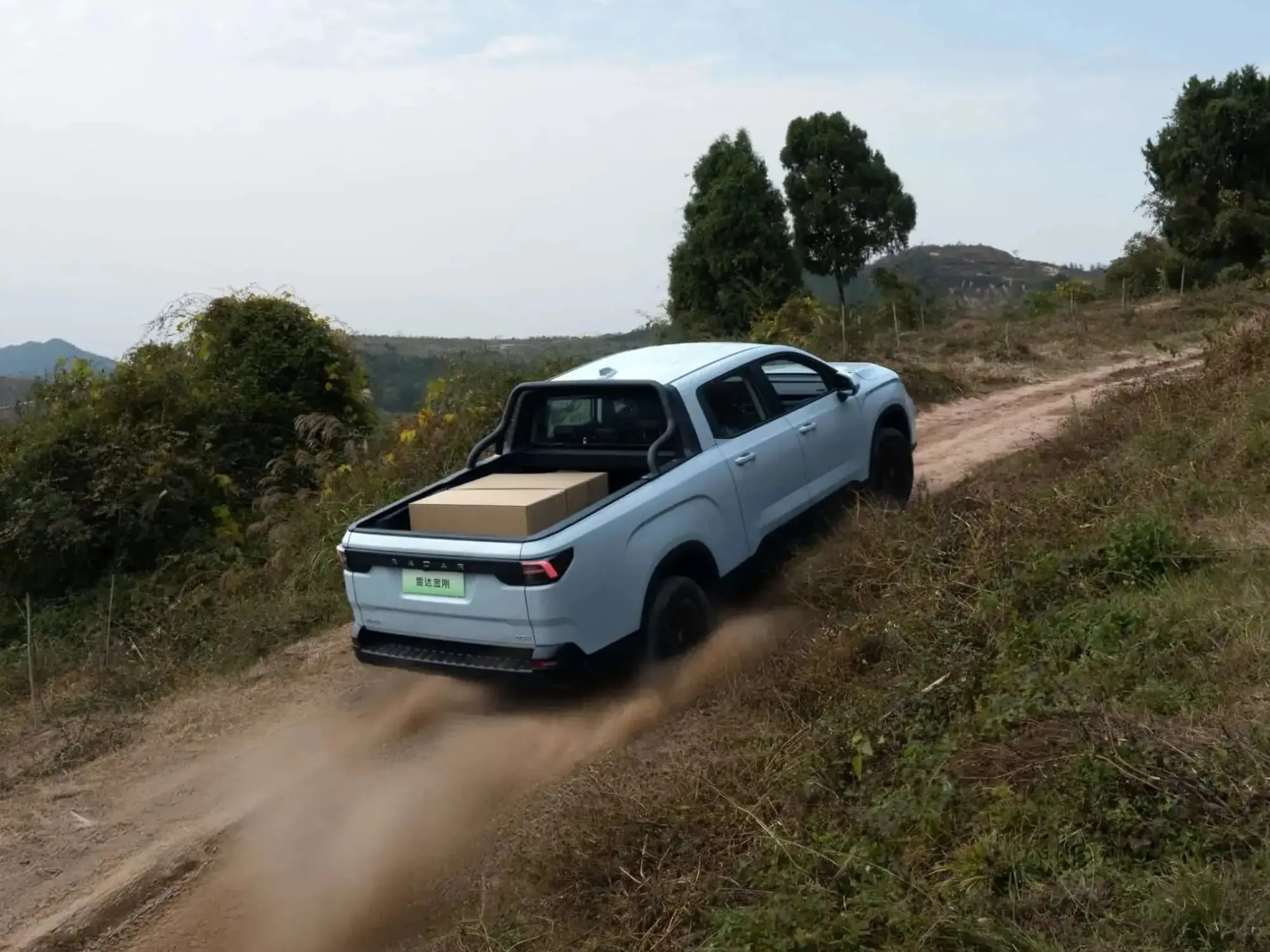 King Kong EV сучасний пікап Radar під час випробувань