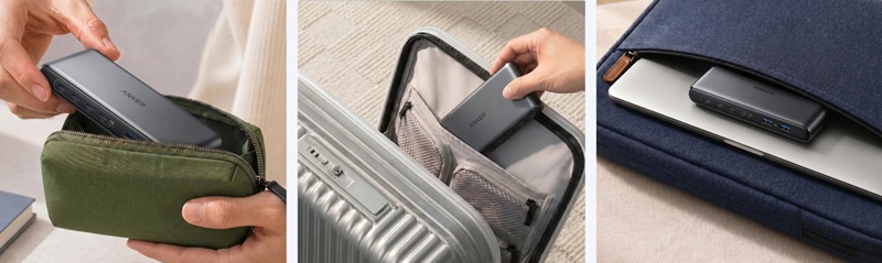 Anker Travel Charging Station в цвете Iron Gray
