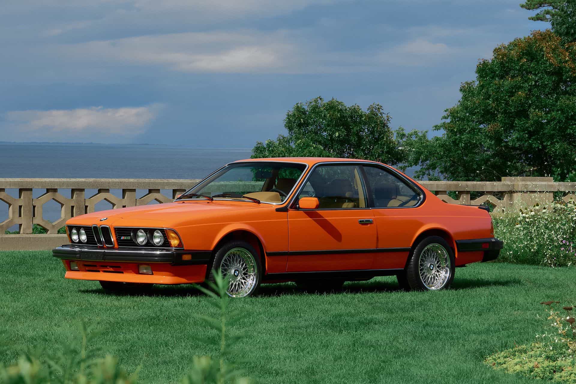 Kith's 1987 BMW M6 E24 in Inka Orange - Rear View