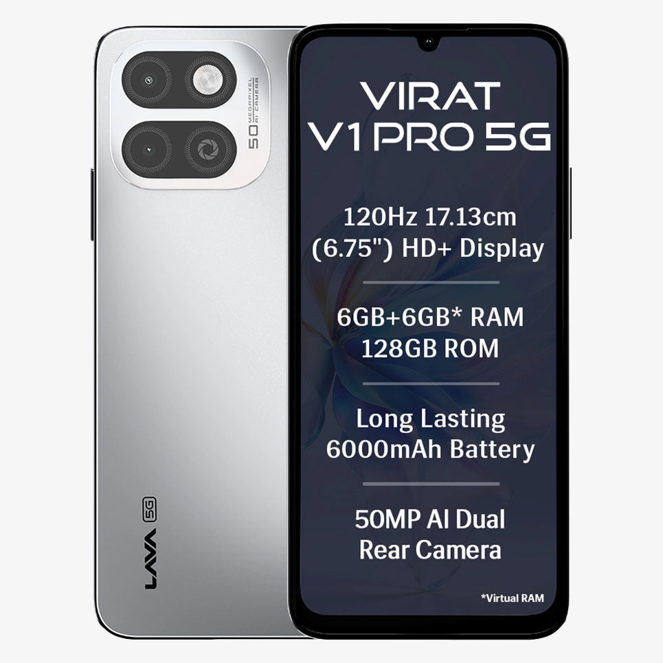 Lava Virat V1 Pro 5G design and body