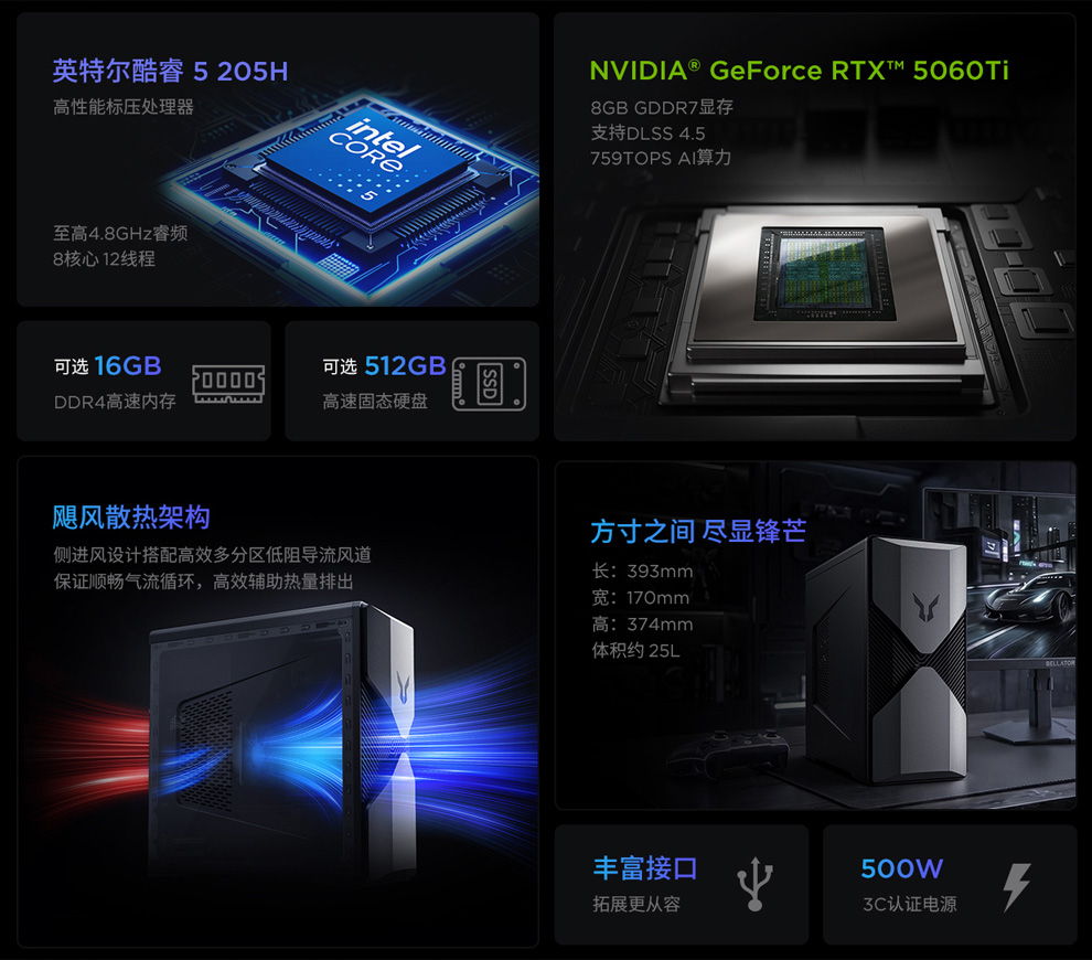 Основные характеристики Bellator Feng 7000X от Lenovo