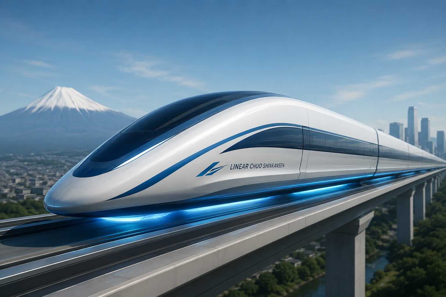 Концепт поезда на магнитной подушке Linear Chuo Shinkansen