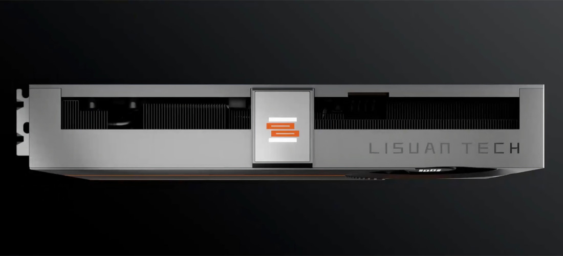 Lisuan LX 7G106 відеокарта - вид ззаду