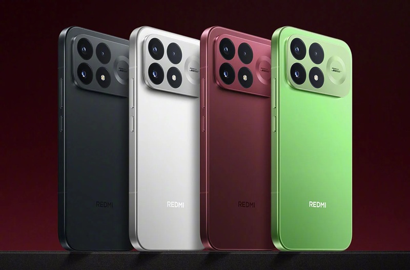 The K100 Pro Max sports a larger 6.9-inch OLED panel and a 50MP periscope telephoto camera.