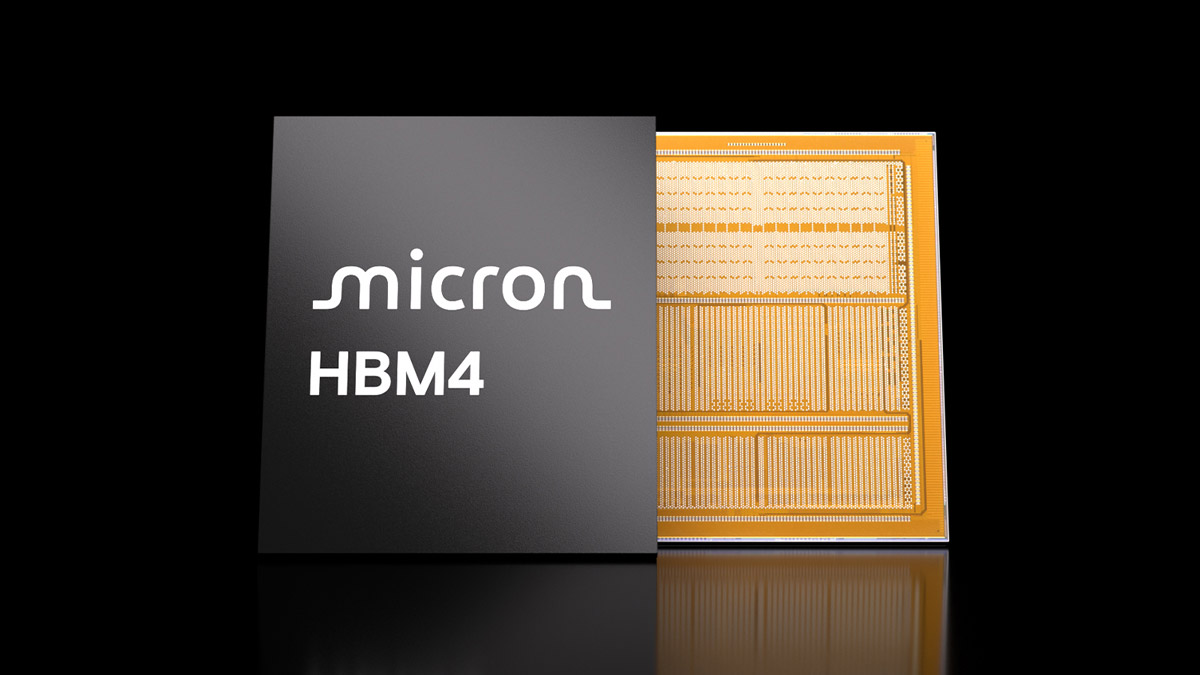 Next-generation HBM4 memory. Illustration: Micron