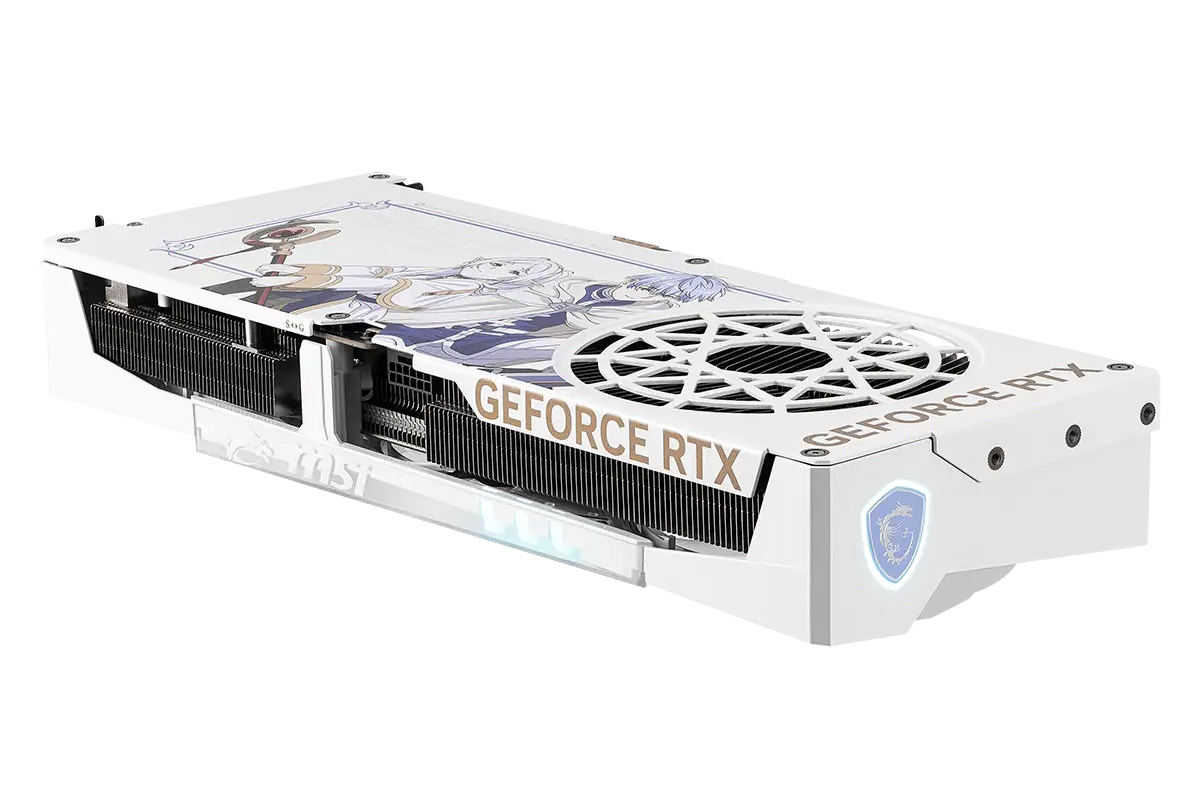 MSI GeForce RTX 5070 Ti Frieren Edition side view