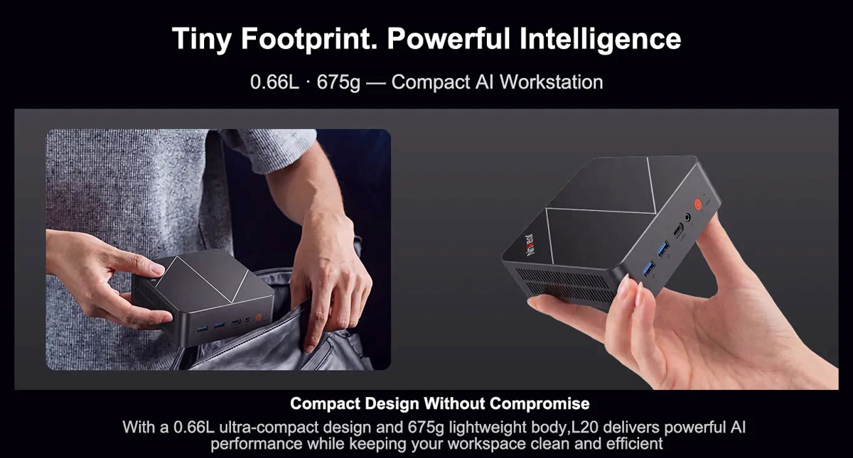 Детальный вид Ninkear L20 AI Mini PC (версия 1)