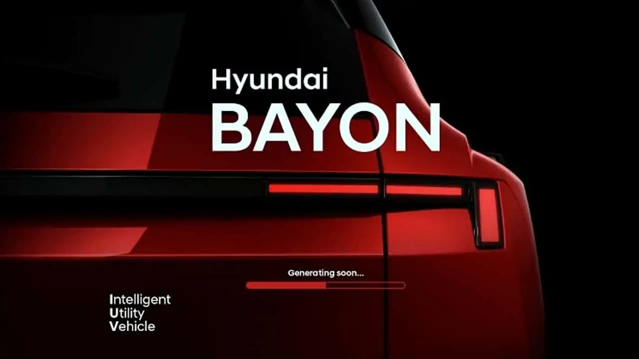 Задня оптика у стилі хай-тек Hyundai Bayon