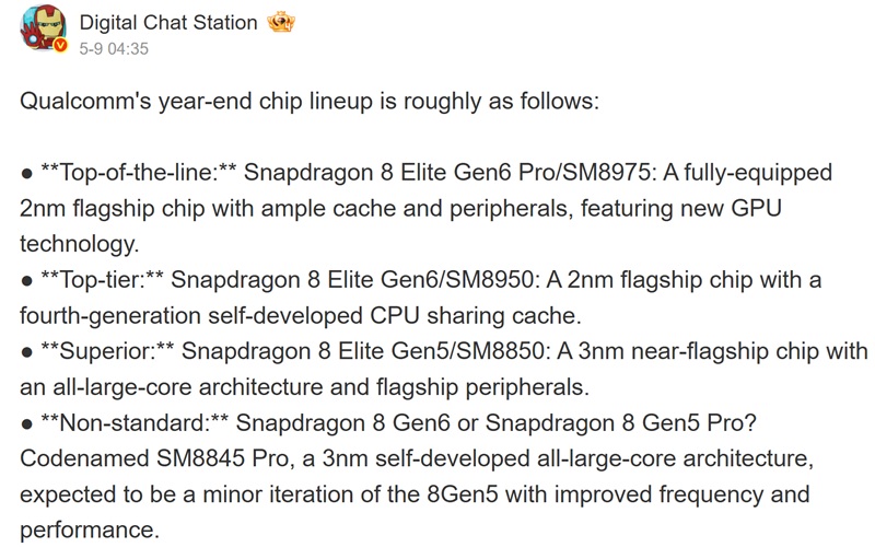 Qualcomm процессоры 2026