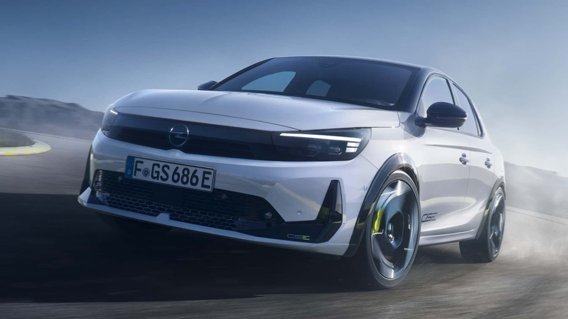 Новий Opel Corsa GSE 2026 передній вид
