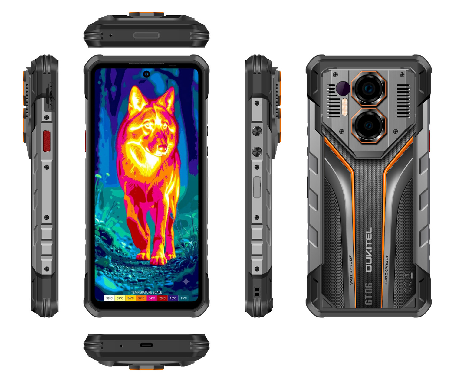 Oukitel WP70 Ultra - вид сбоку
