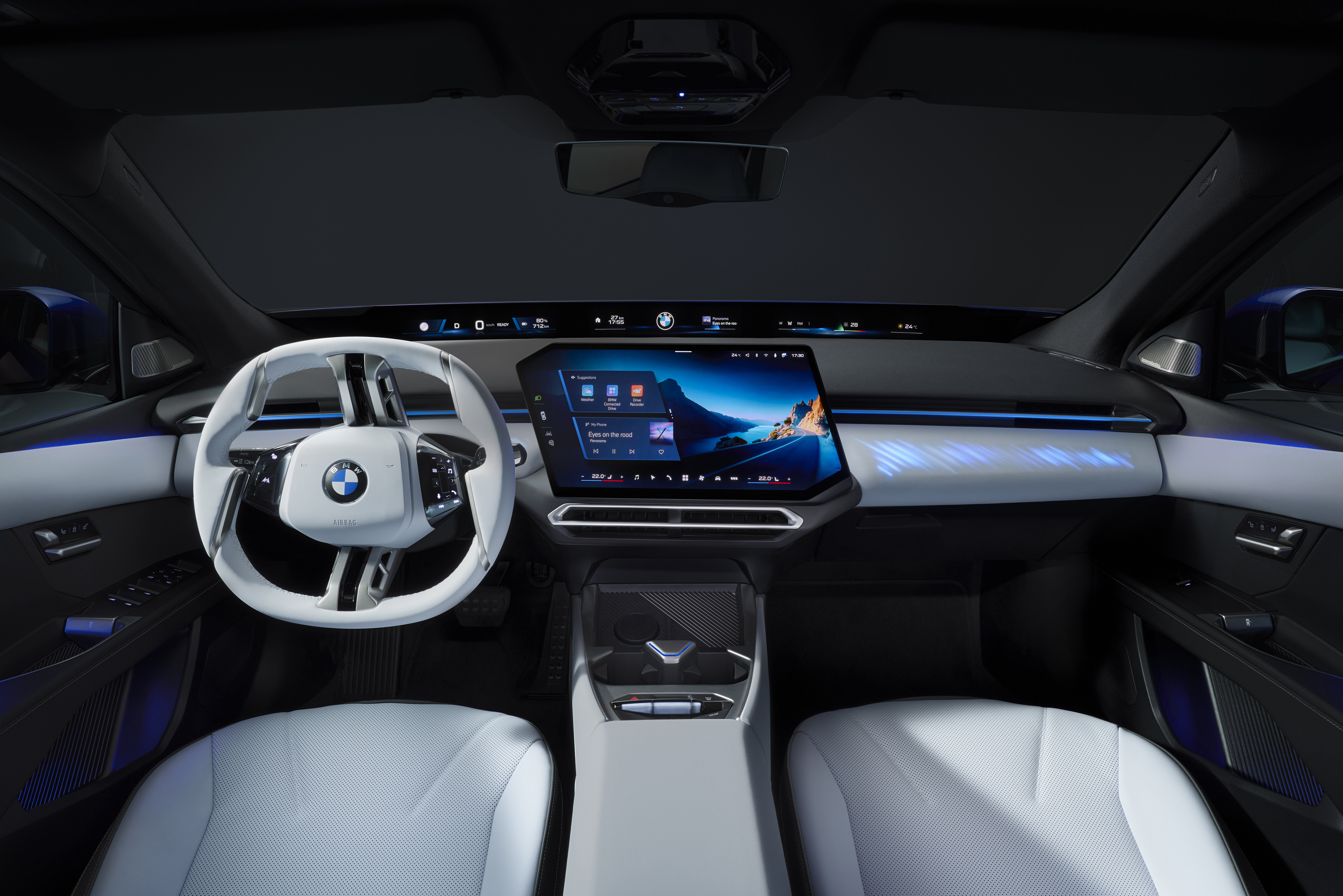 Интерьер BMW i3 вид сзади