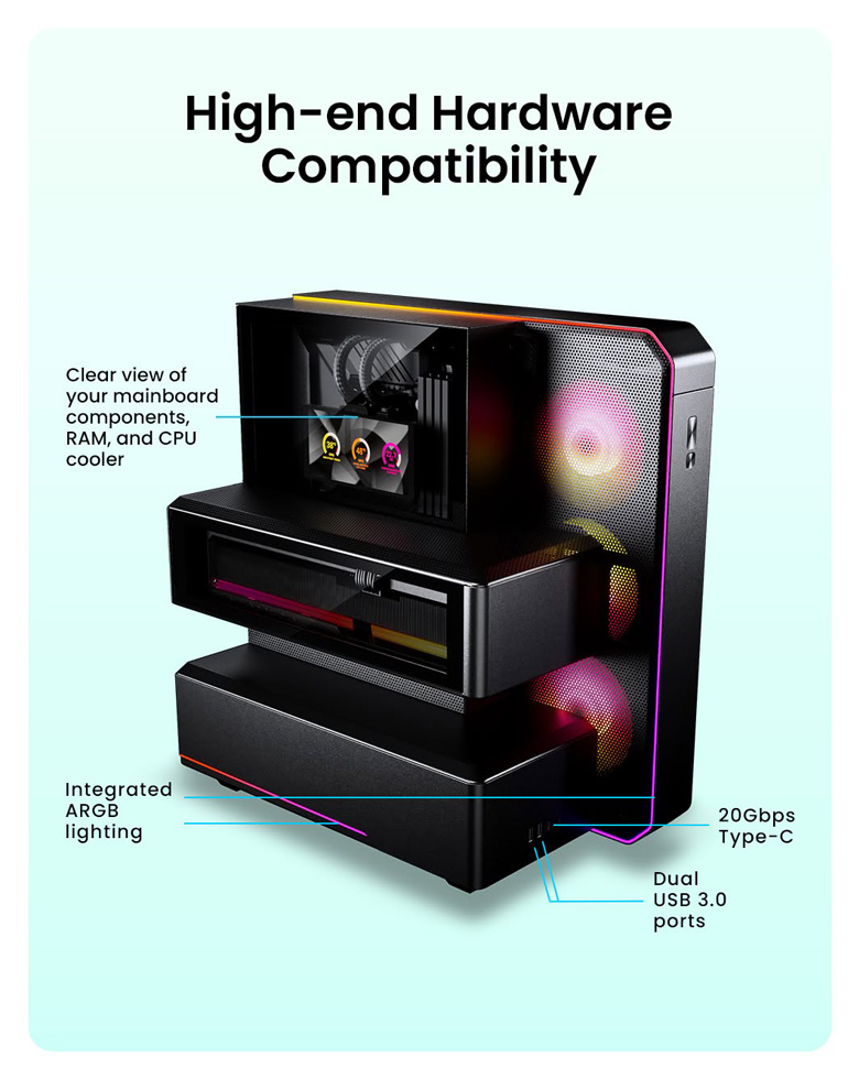 Phanteks EX5 Max боковая панель