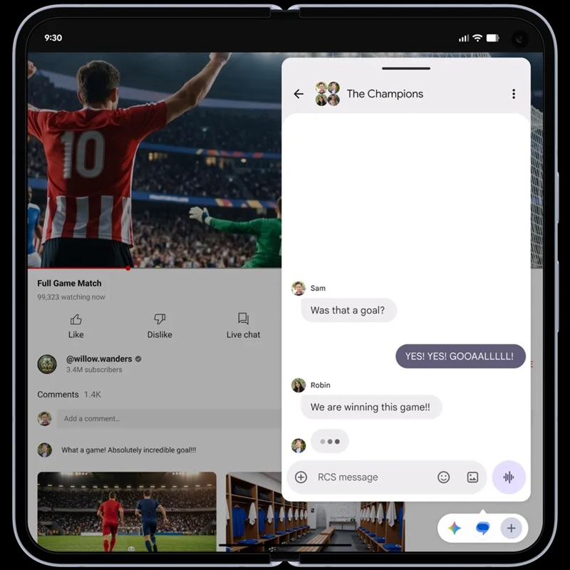 Les App Bubbles permettent de transformer n'importe quelle application en fenêtre flottante redimensionnable.