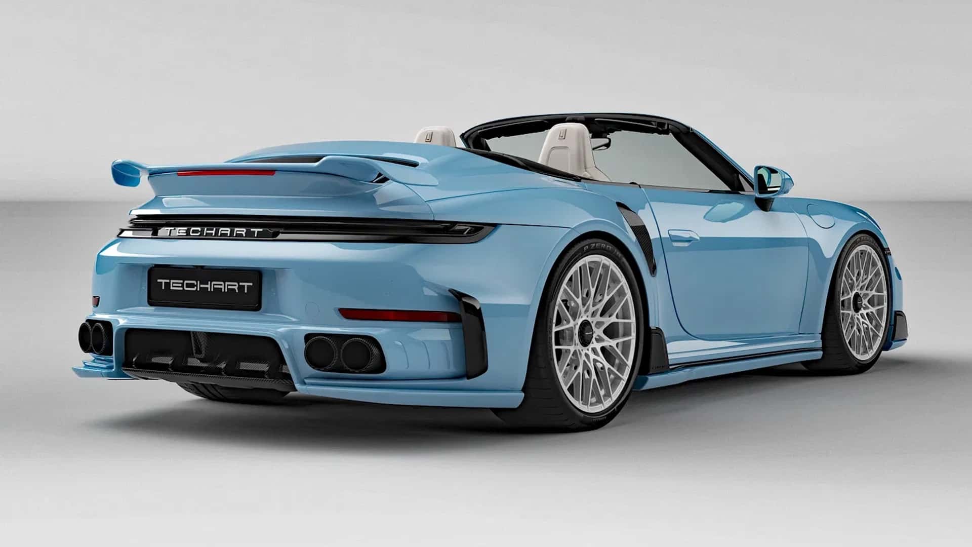 Porsche 911 Turbo S от Techart - вид сбоку