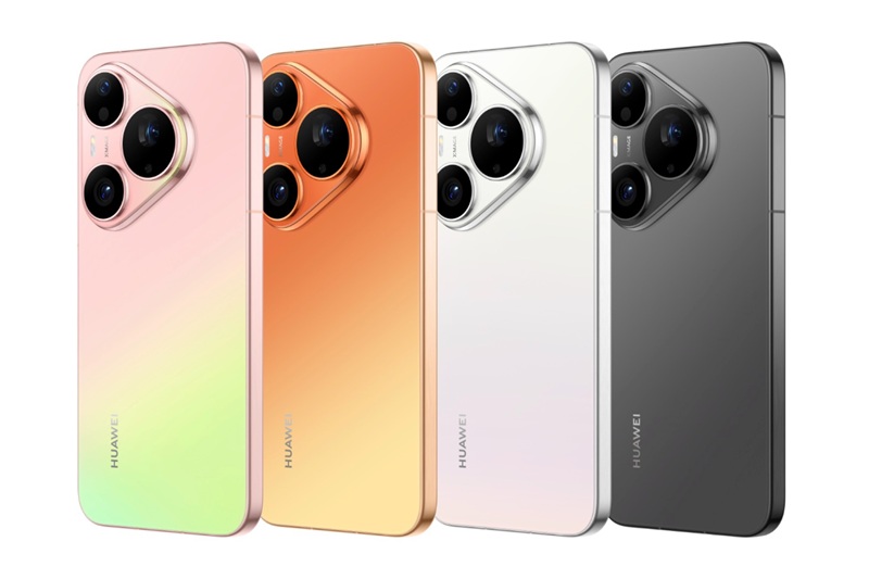 Les quatre coloris disponibles, dont deux finitions dégradé.
