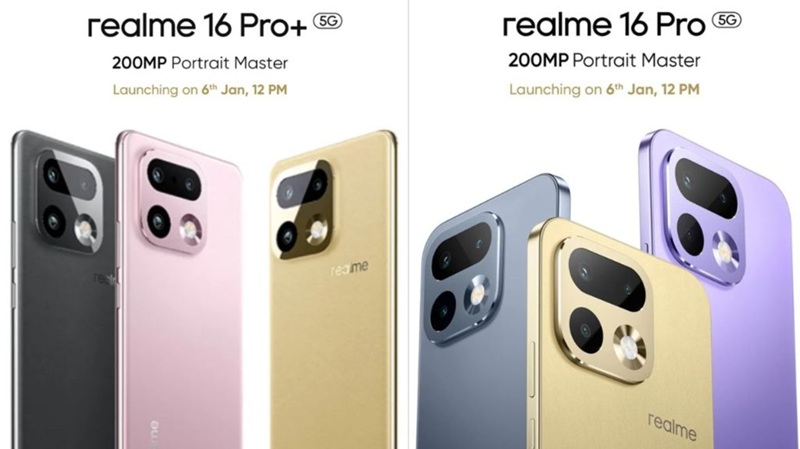 Оновлений дизайн Realme 16 Pro і Pro+