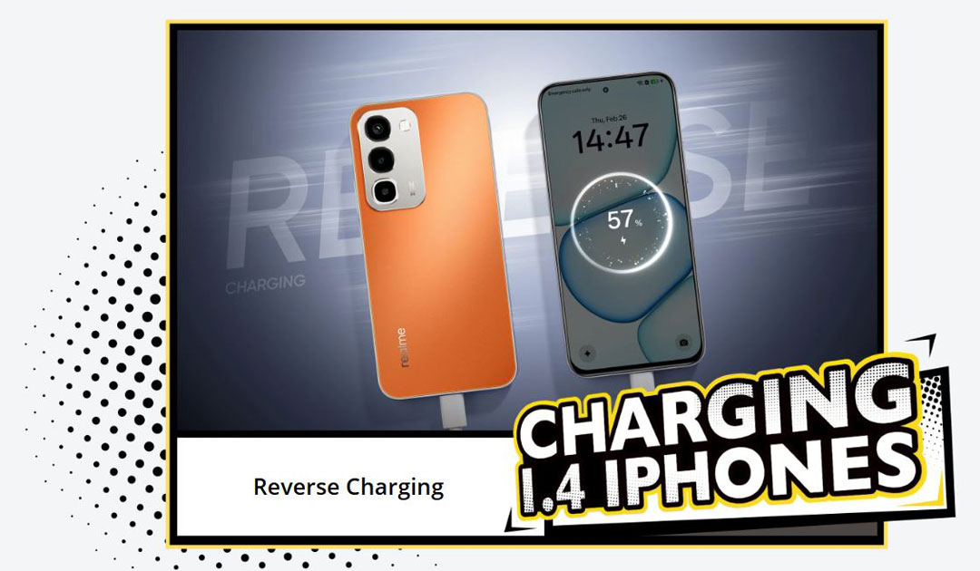 Поддержка обратной проводной зарядки на Realme Narzo 100x 5G