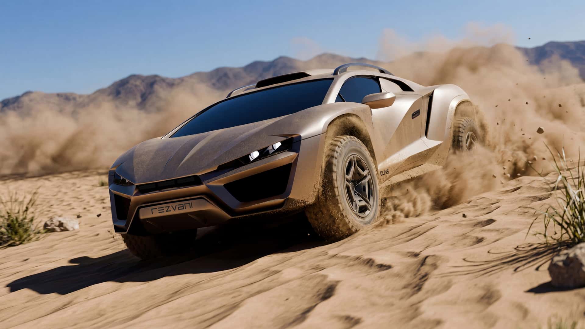 Rezvani Dune, вид снизу