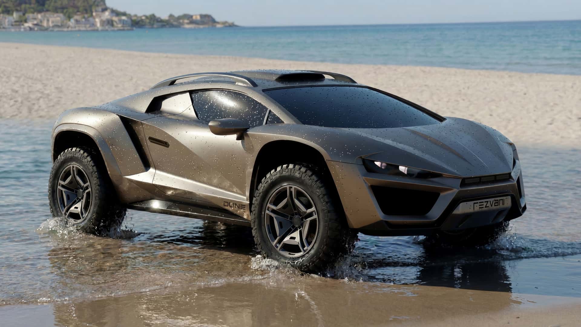 Rezvani Dune, задняя часть