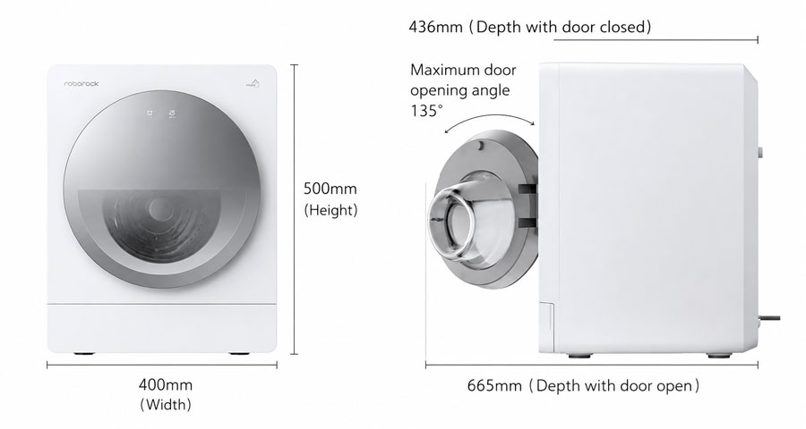 Деталі пральної машини Roborock Z1 Mini Pro
