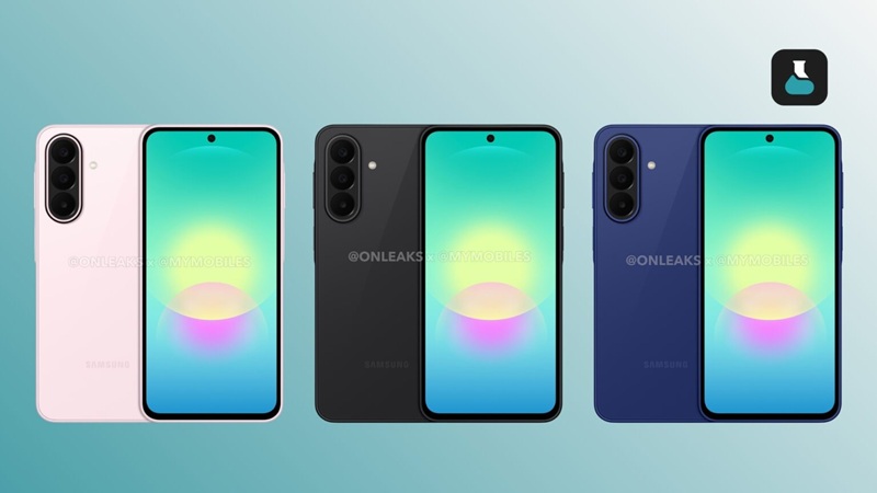 Samsung Galaxy A27 leaked renders showing punch-hole display and triple rear camera module.