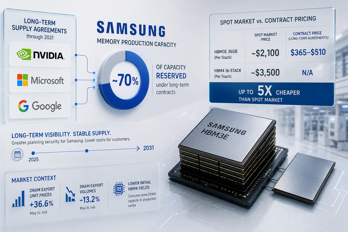 Samsung знижує ціни для партнерів на HBM3E пам'ять