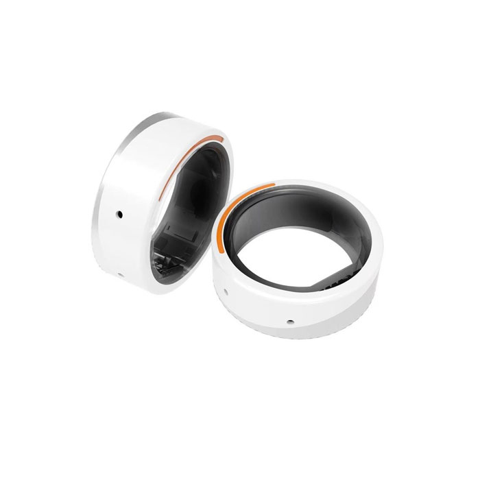 The TriRing smart ring in titanium and ceramic. Illustration: Skywork AI