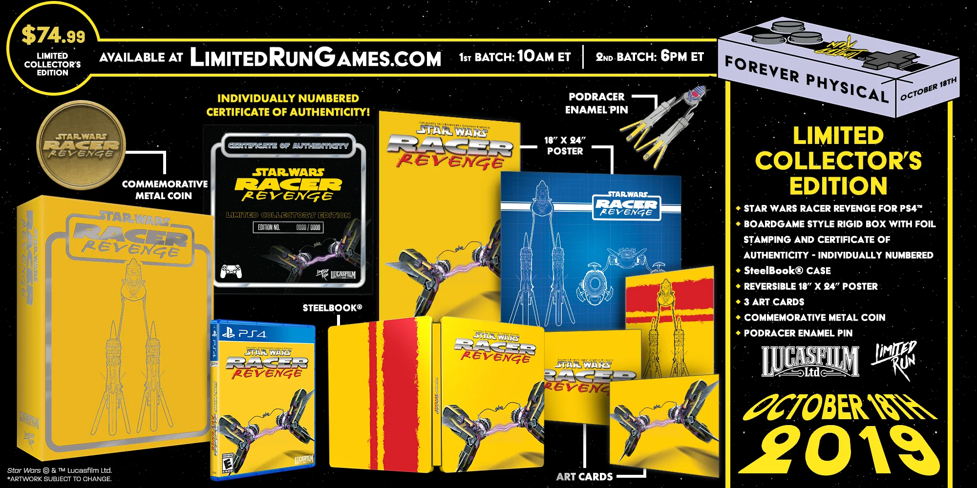 Star Wars Racer Revenge Premium Edition PS4