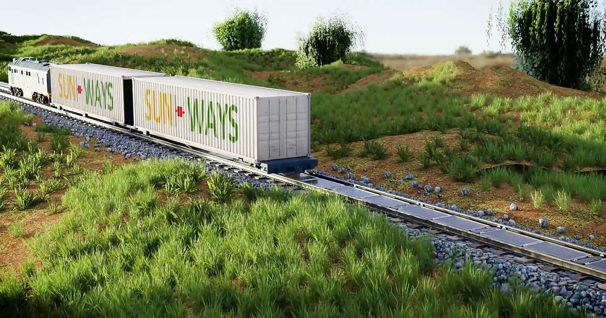 Installation in progress at the Buttes pilot site. Illustration: Sun-Ways