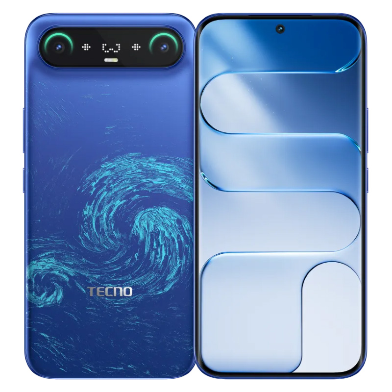Tecno Camon Slim с блестящей спинкой