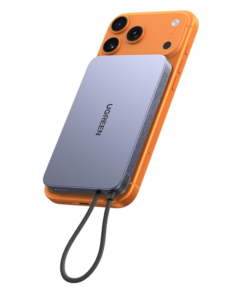 UGreen MagFlow Air Ultra Slim Power Bank front view