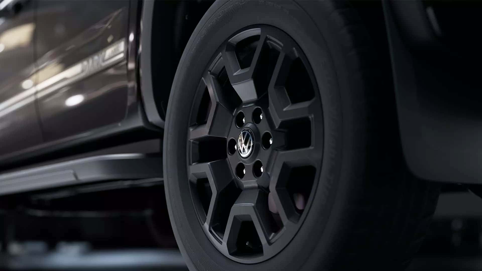 Вид сзади Volkswagen Amarok Dark Label