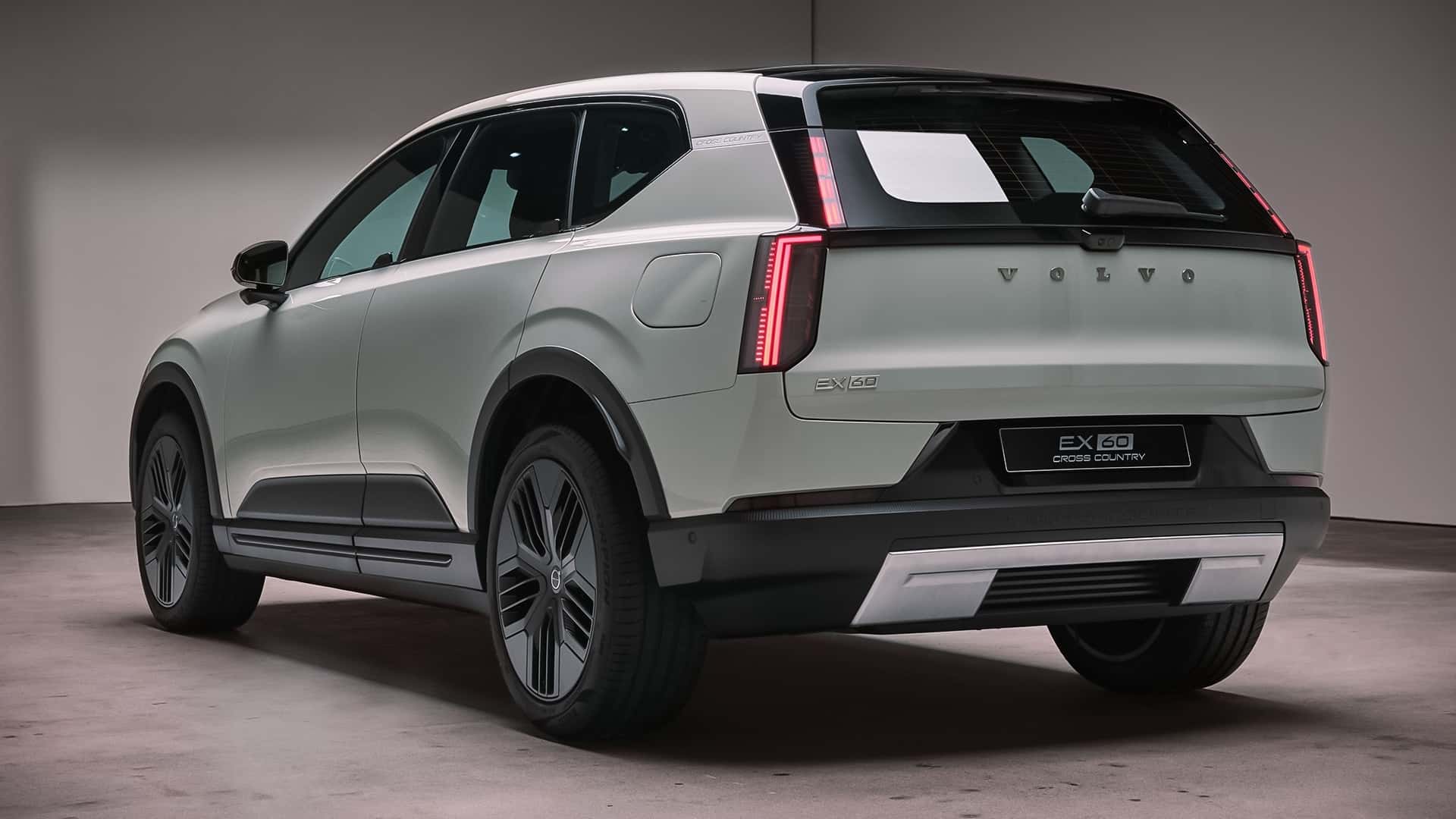 Rear of Volvo EX60 Cross Country