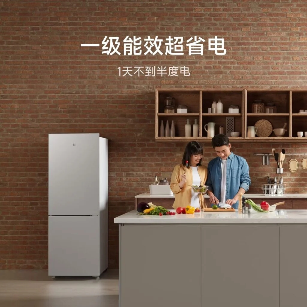 Xiaomi Mijia 186L холодильник - вид зверху