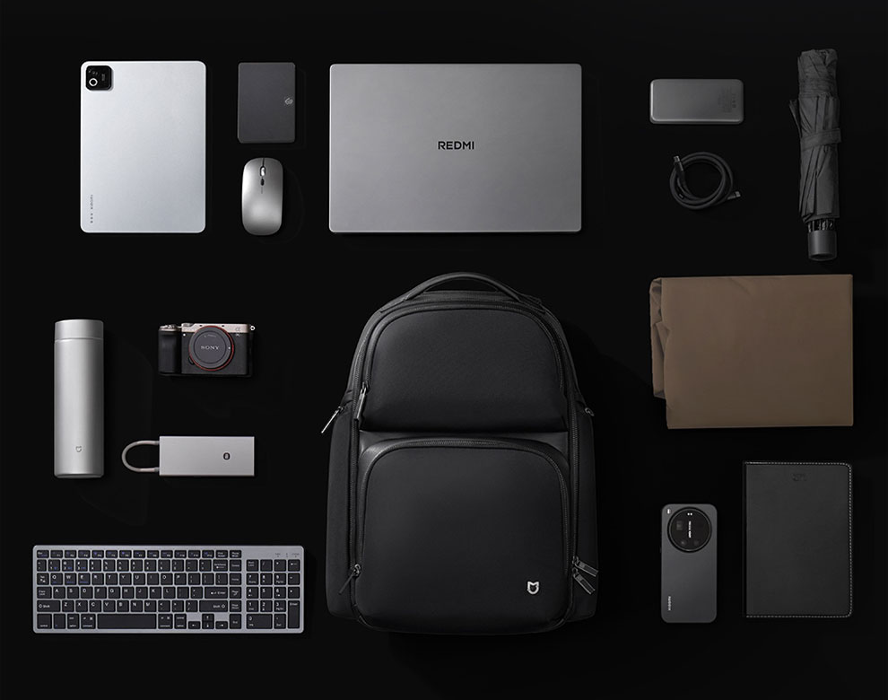 Mijia Business Backpack 2 Capacity Demonstration