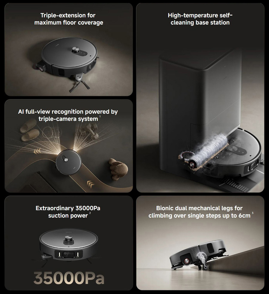 Основні характеристики Xiaomi Robot Vacuum 6 Max